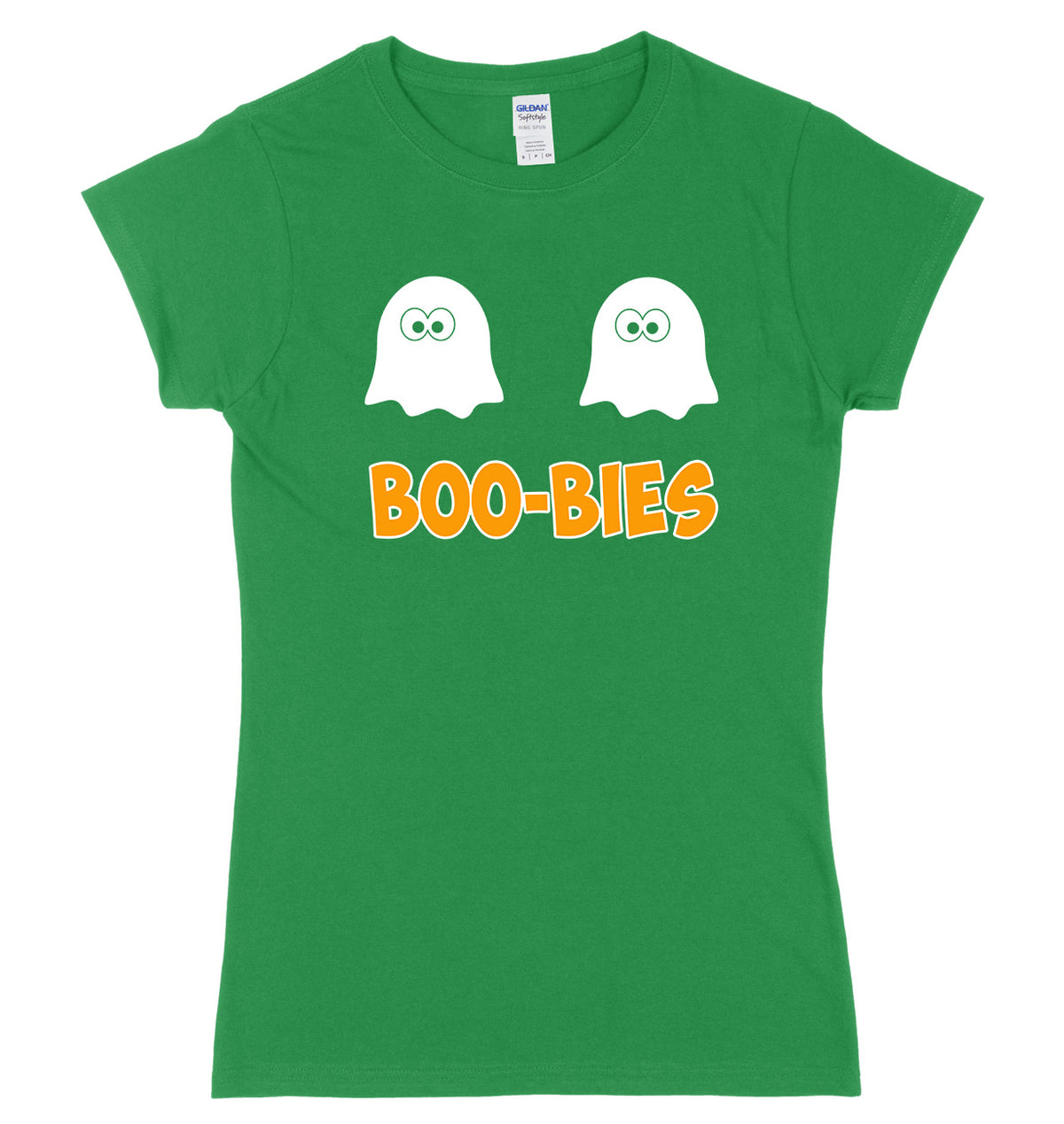BOO-BIES Womens Ladies Slim Fit Halloween T-Shirt
