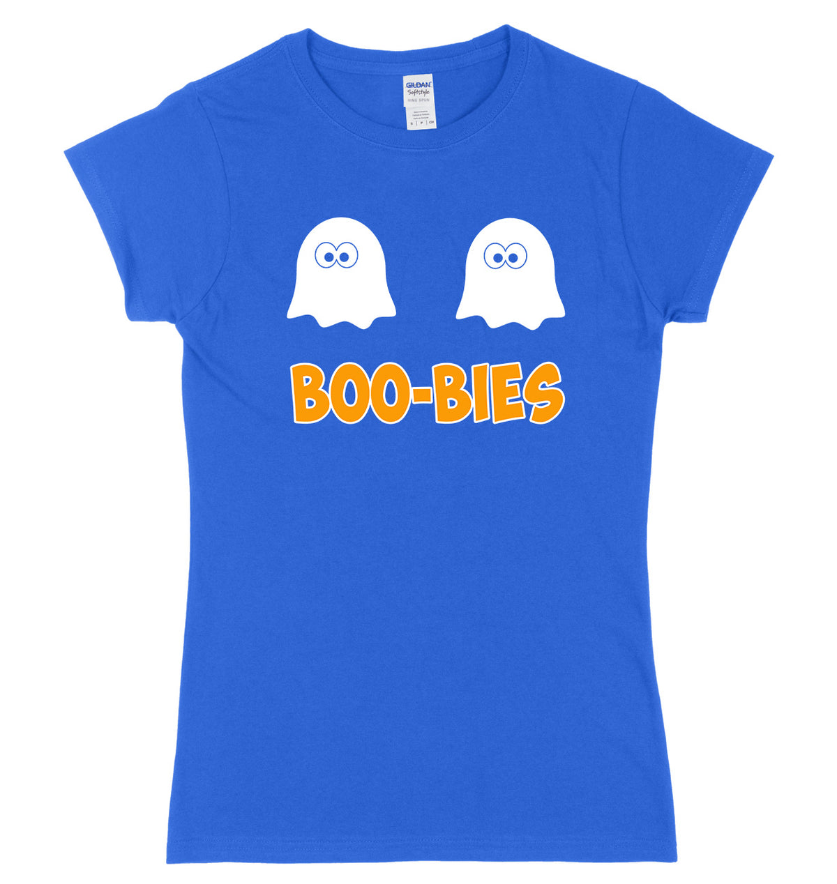 BOO-BIES Womens Ladies Slim Fit Halloween T-Shirt
