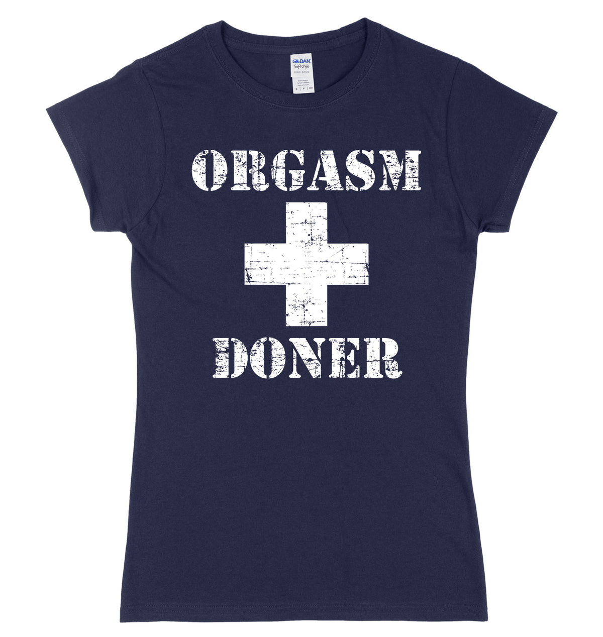 Orgasm Donor Womens Slim Fit T-Shirt