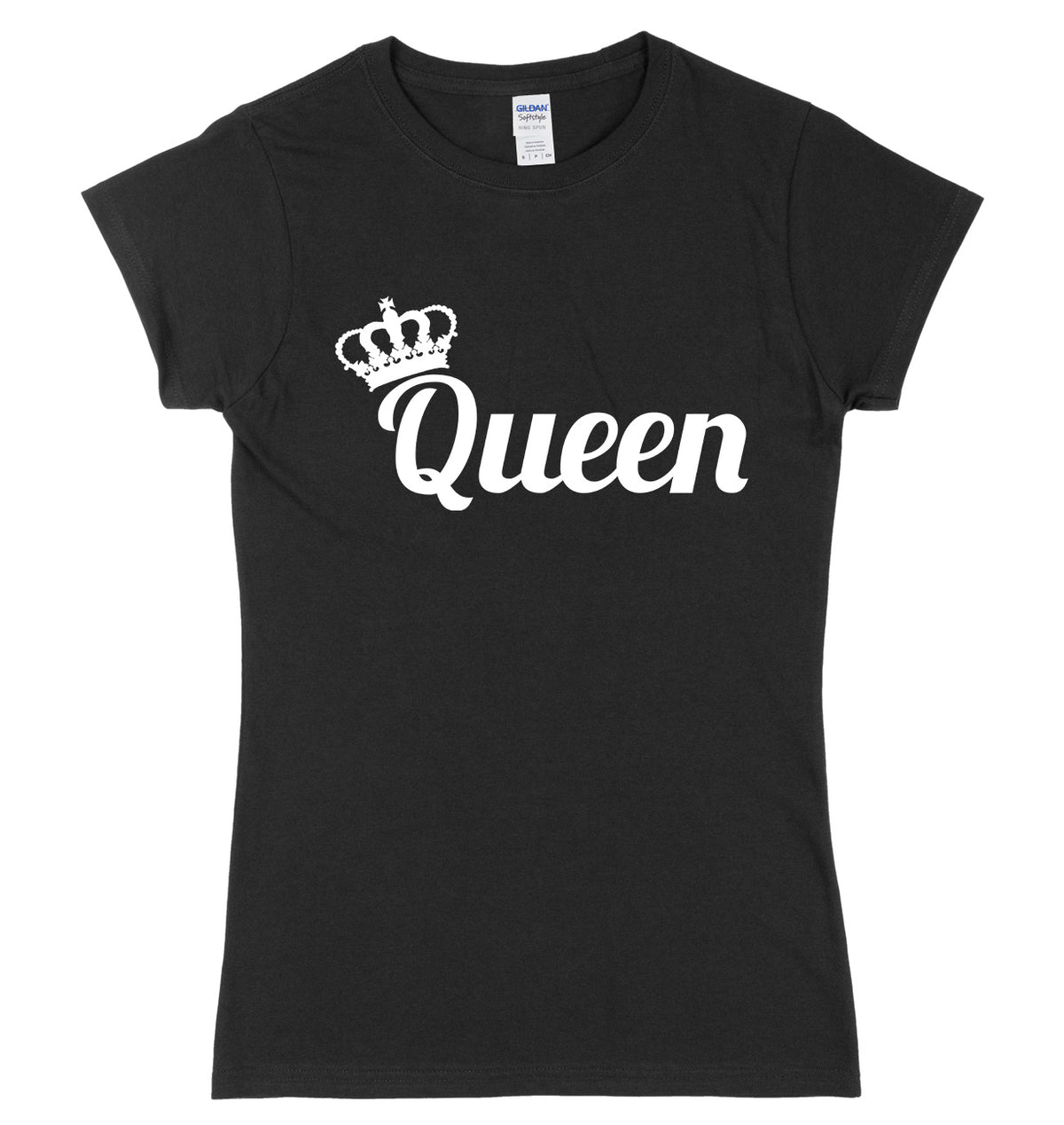 Queen And Crown Womens Ladies Slim Fit T-Shirt