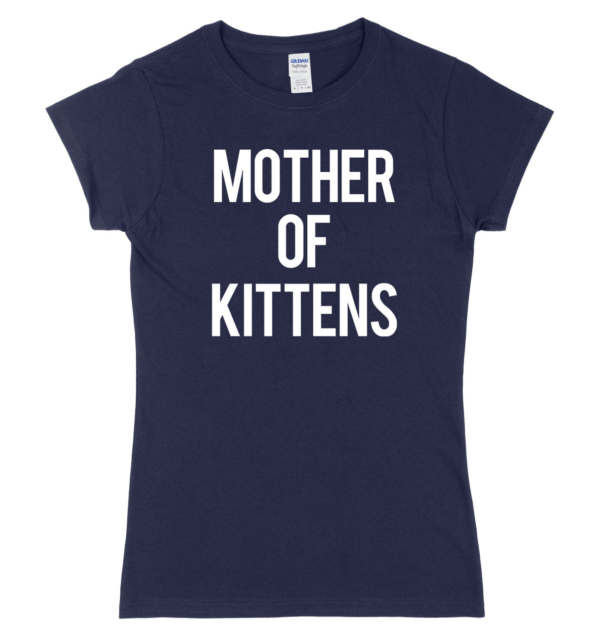 Mother Of Kittens Womens Ladies Slim Fit T-Shirt