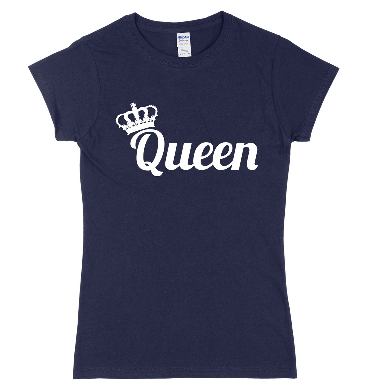 Queen And Crown Womens Ladies Slim Fit T-Shirt