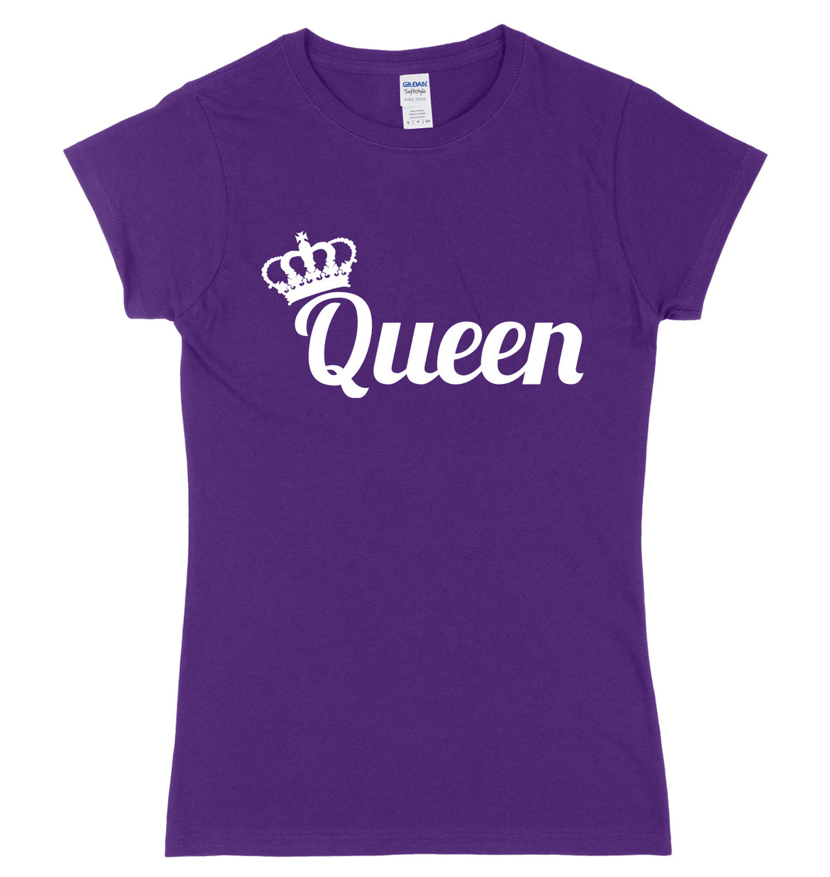 Queen And Crown Womens Ladies Slim Fit T-Shirt