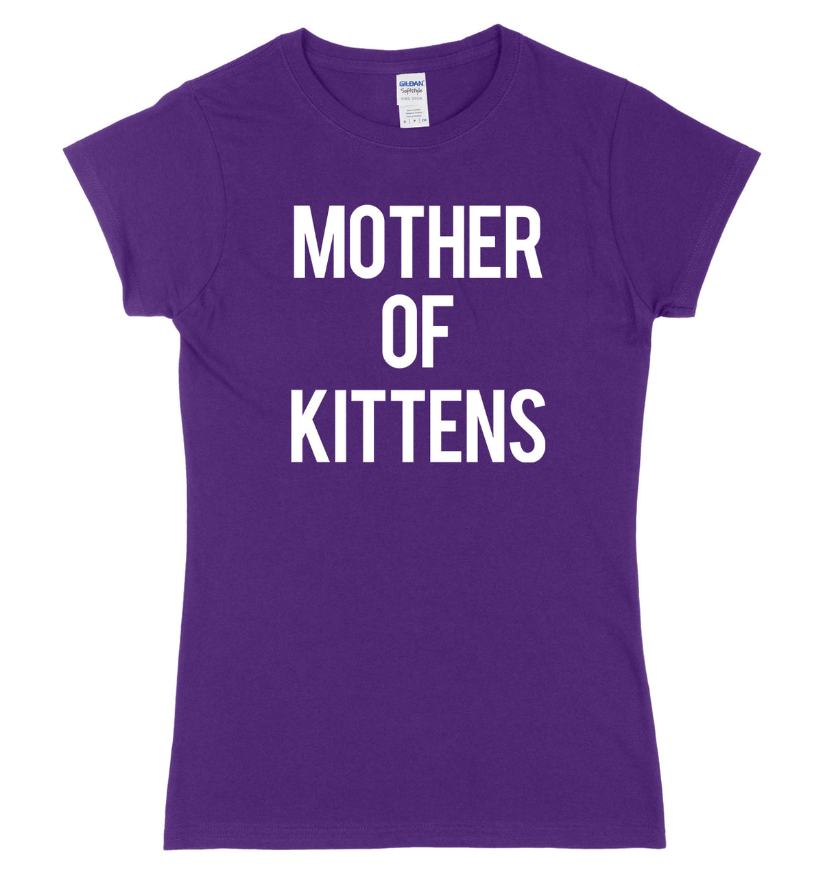 Mother Of Kittens Womens Ladies Slim Fit T-Shirt