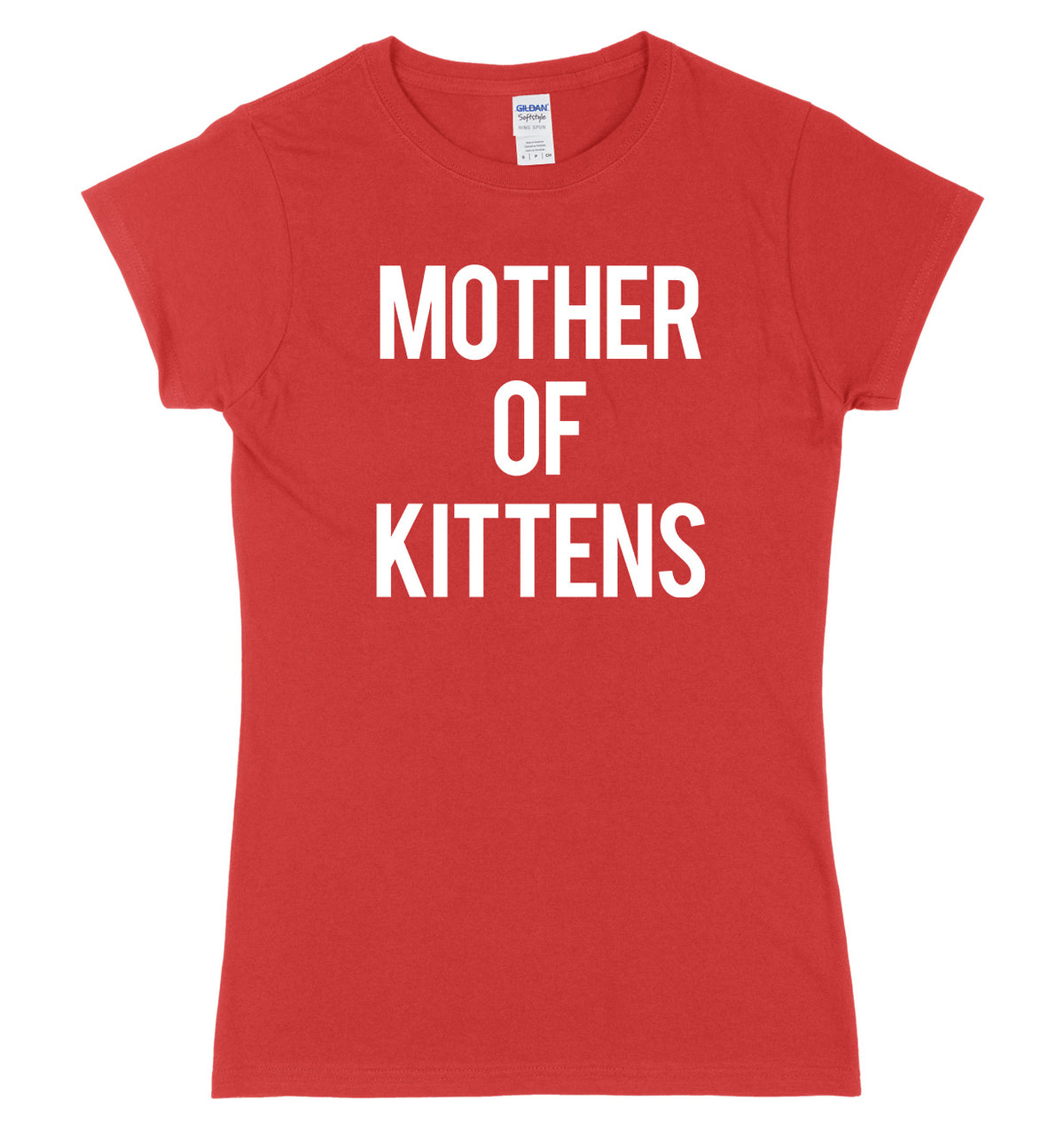 Mother Of Kittens Womens Ladies Slim Fit T-Shirt