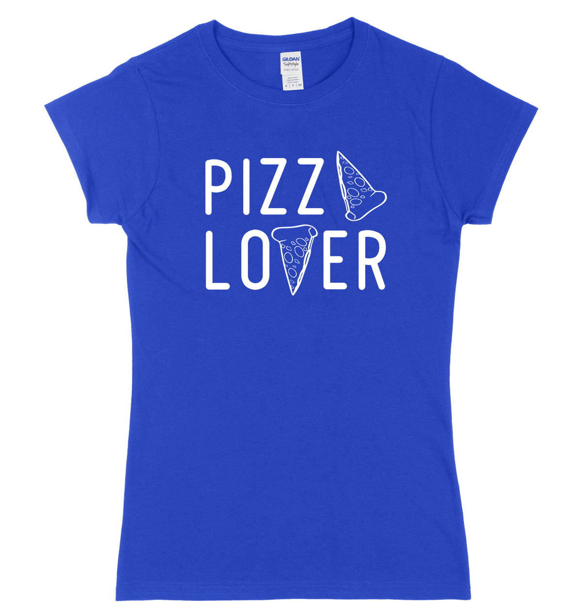Pizza Lover Womens Ladies Slim Fit T-Shirt