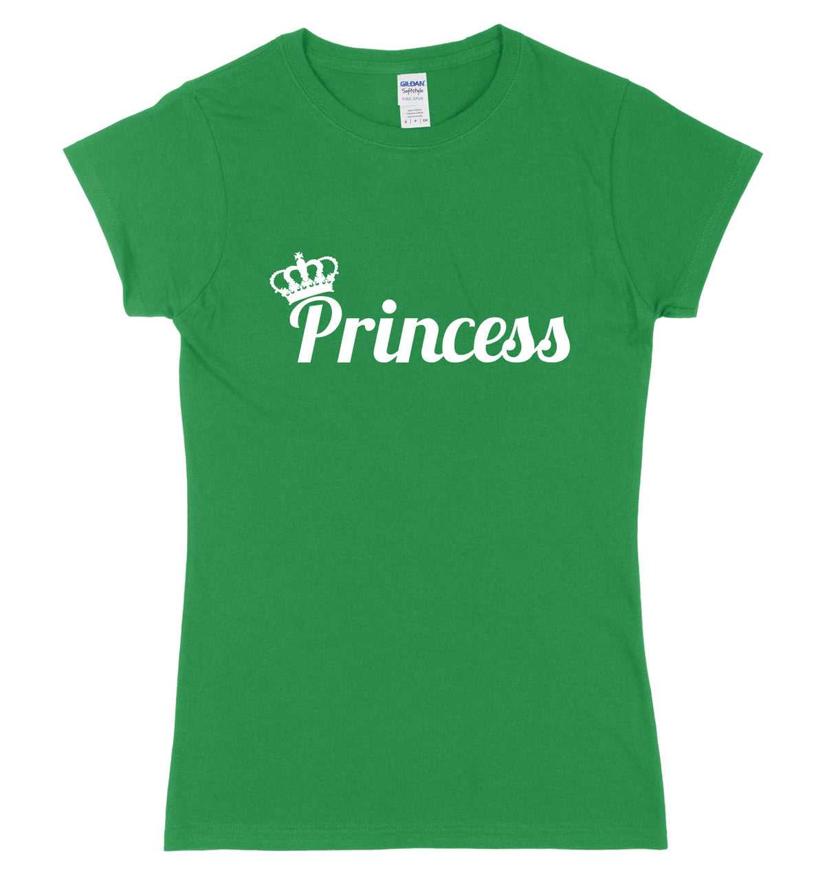 Princess And Crown Womens Ladies Slim Fit T-Shirt