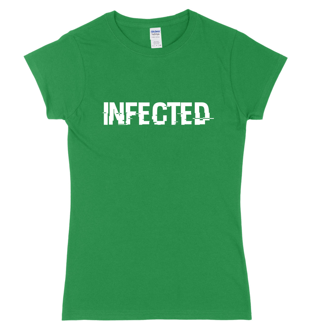 Infected Womens Ladies Slim Fit T-Shirt