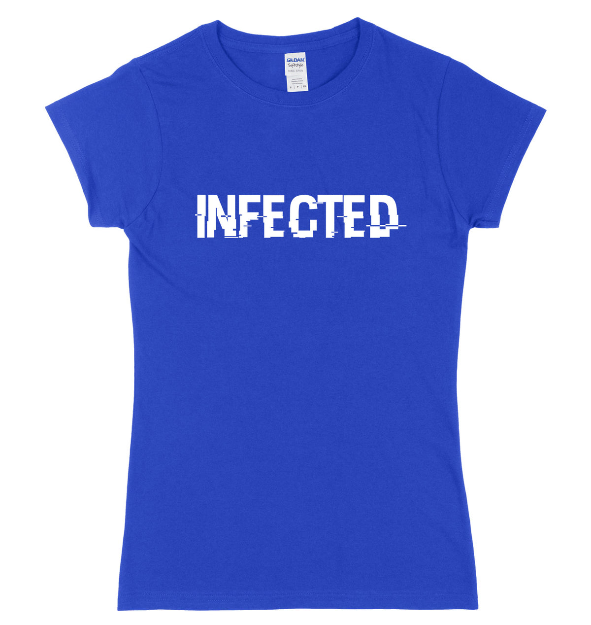 Infected Womens Ladies Slim Fit T-Shirt