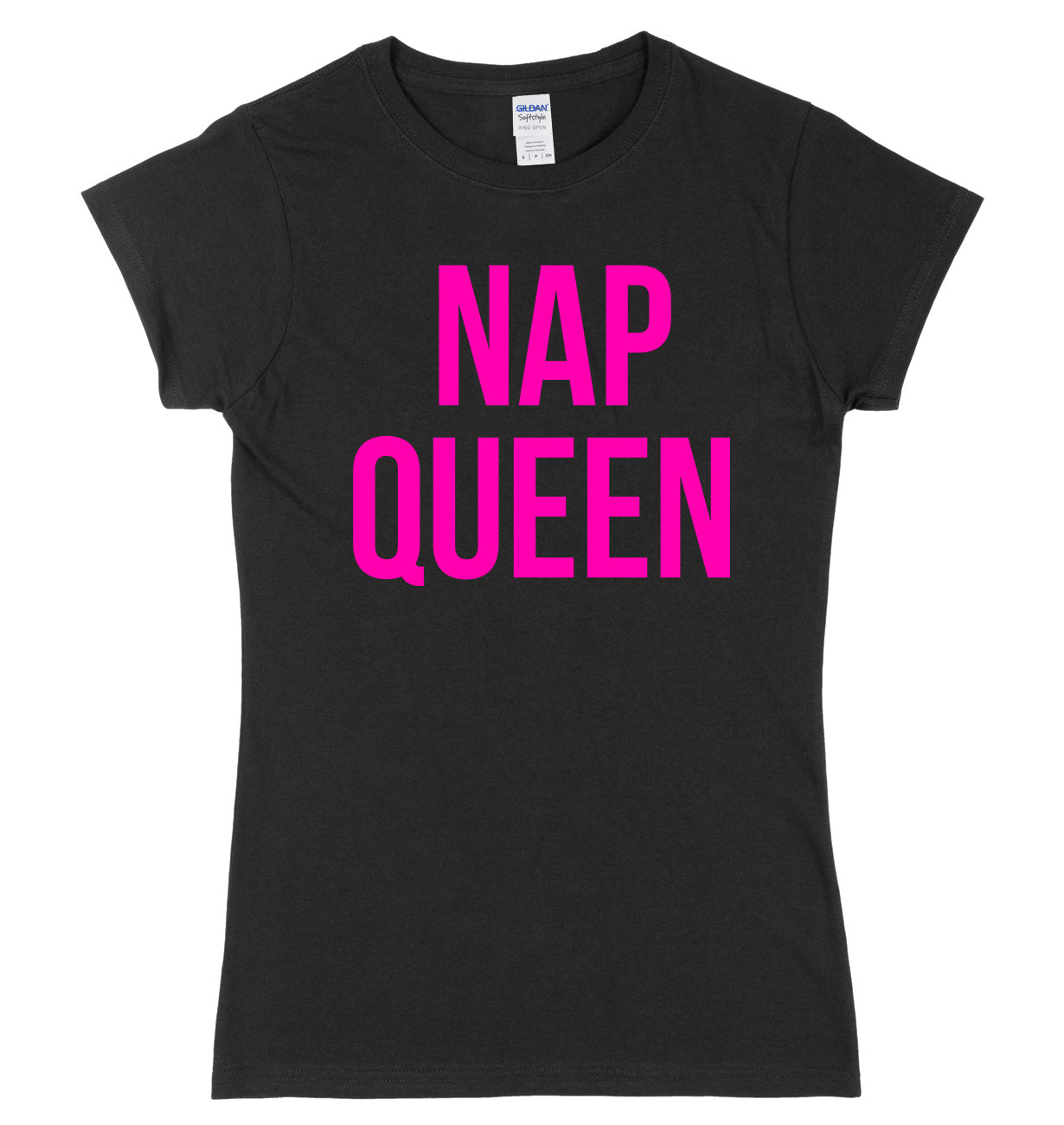Nap Queen Breast Print Womens Ladies Slim Fit T-Shirt