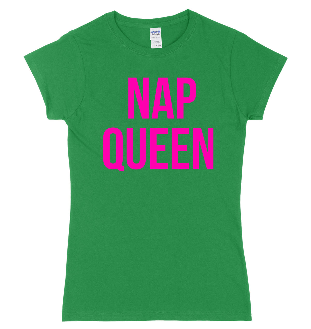 Nap Queen Breast Print Womens Ladies Slim Fit T-Shirt