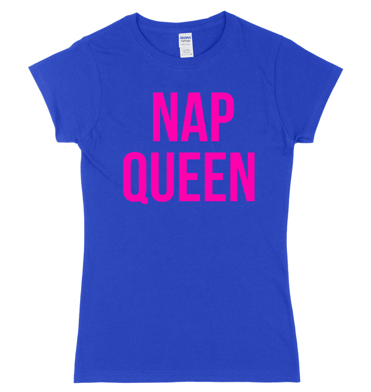 Nap Queen Breast Print Womens Ladies Slim Fit T-Shirt