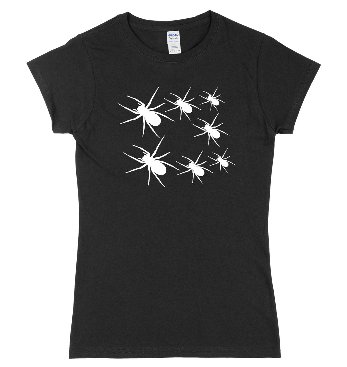 Spider Hallowen Womens Ladies Slim Fit T-Shirt