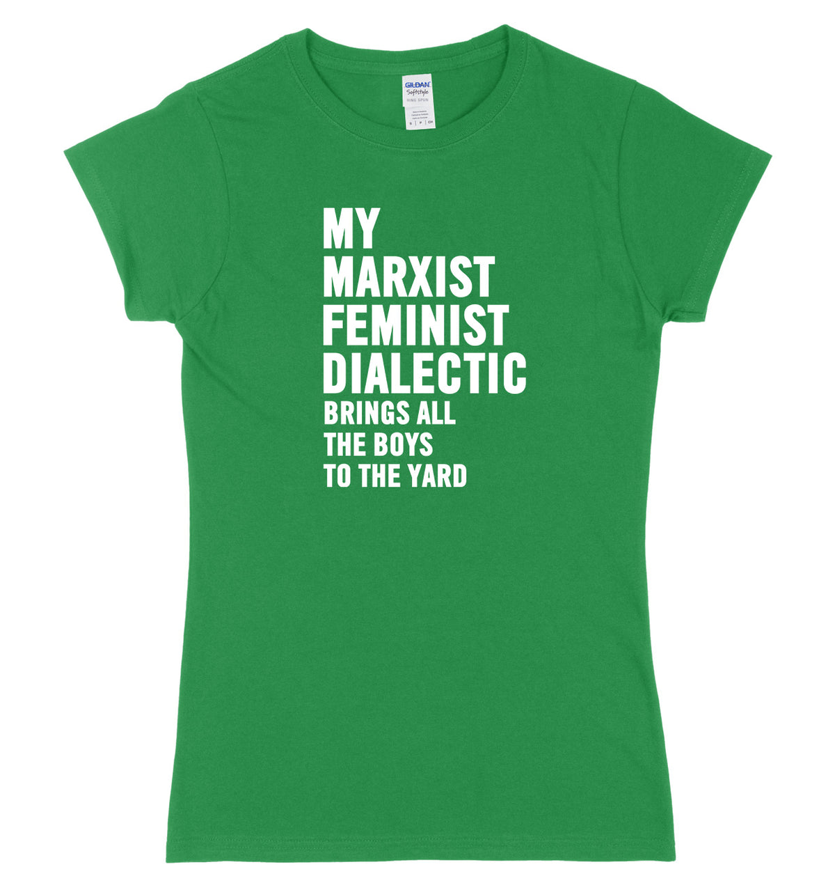 My Marxist Feminist Dialectic Brings All The Boys To The Yard Womens Ladies Slim Fit T-Shirt