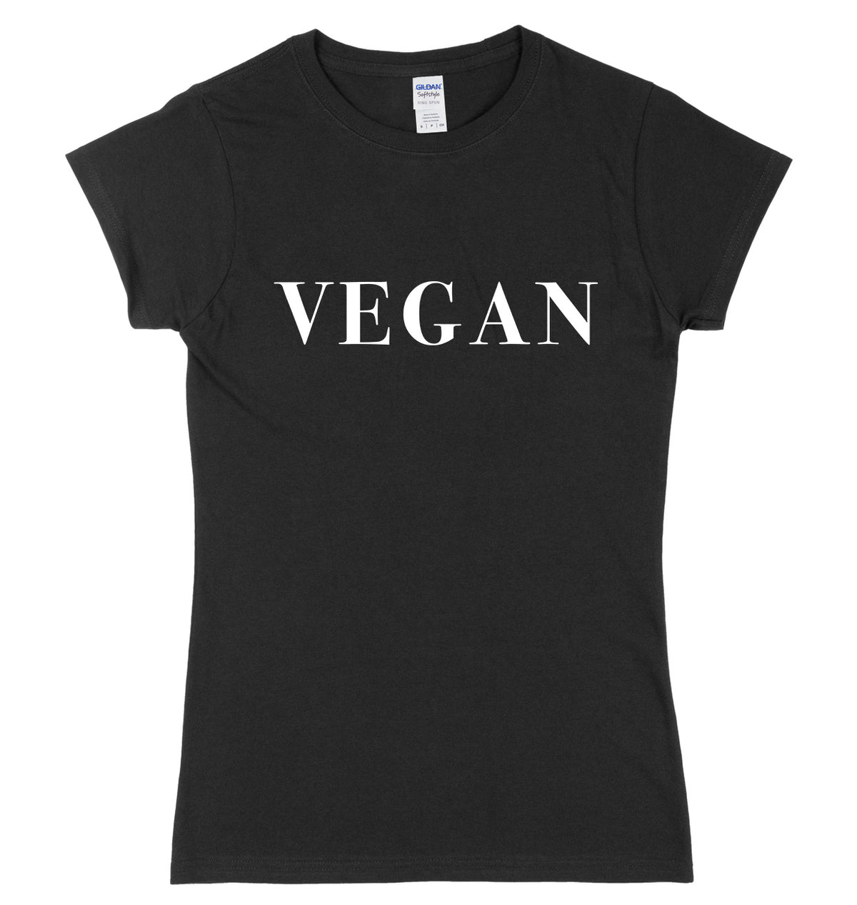 Vegan Womens Ladies Slim Fit T-Shirt