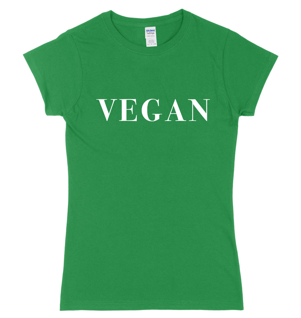 Vegan Womens Ladies Slim Fit T-Shirt