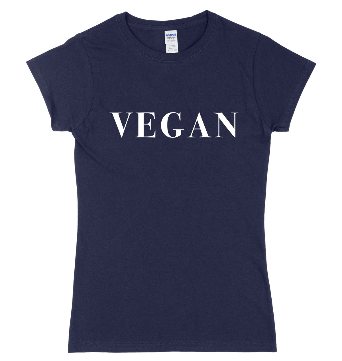 Vegan Womens Ladies Slim Fit T-Shirt