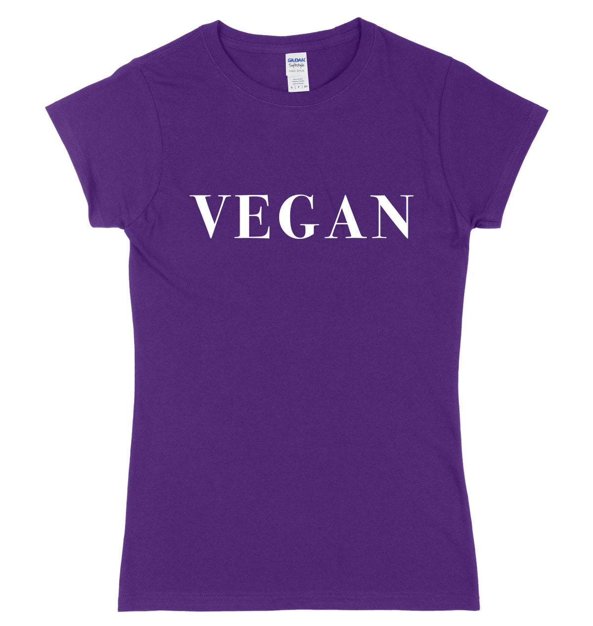 Vegan Womens Ladies Slim Fit T-Shirt