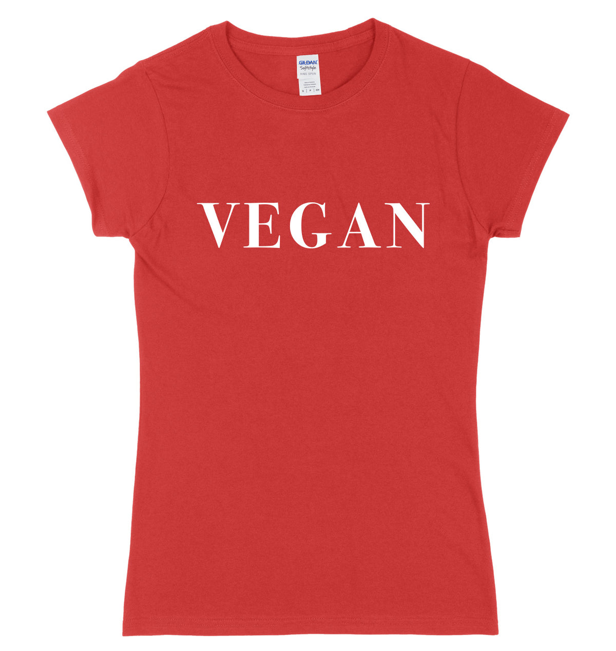 Vegan Womens Ladies Slim Fit T-Shirt