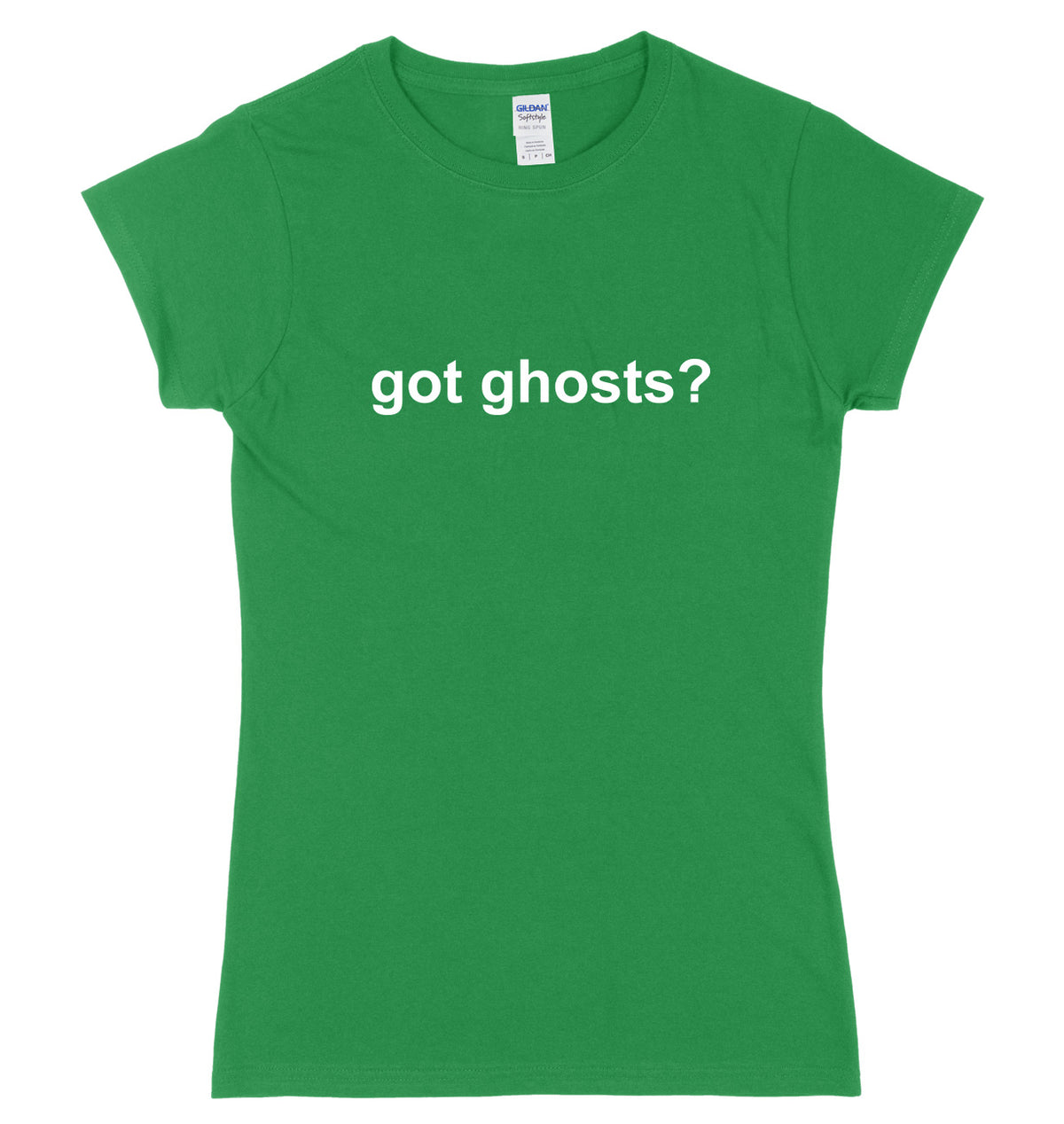 Got Ghosts? Womens Ladies Slim Fit Halloween T-Shirt