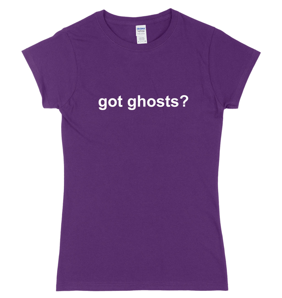 Got Ghosts? Womens Ladies Slim Fit Halloween T-Shirt