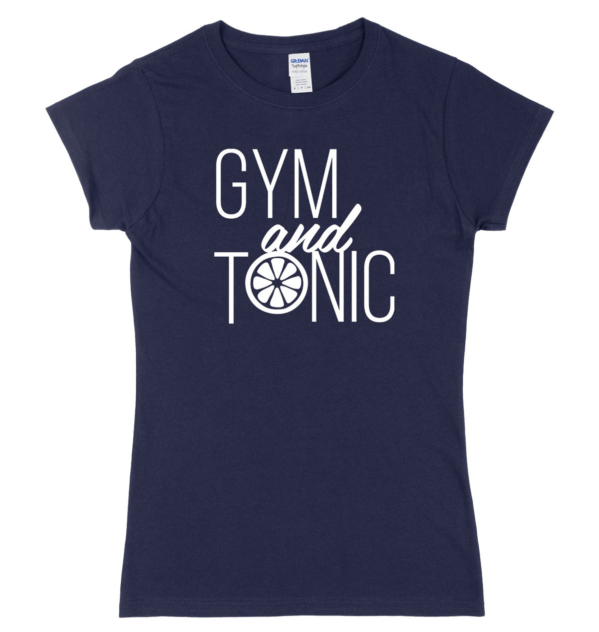 Gym And Tonic Womens Ladies Slim Fit T-Shirt
