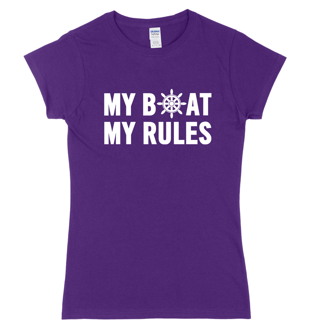 My Boat My Rules Womens Ladies Slim Fit T-Shirt