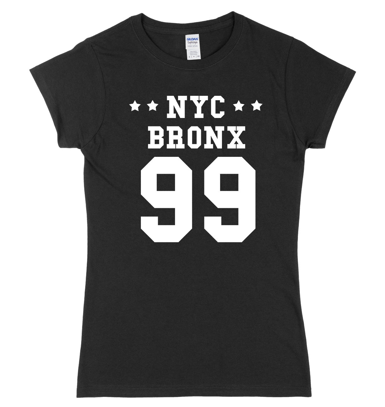 NYC Bronx 99 Womens Ladies Slim Fit T-Shirt