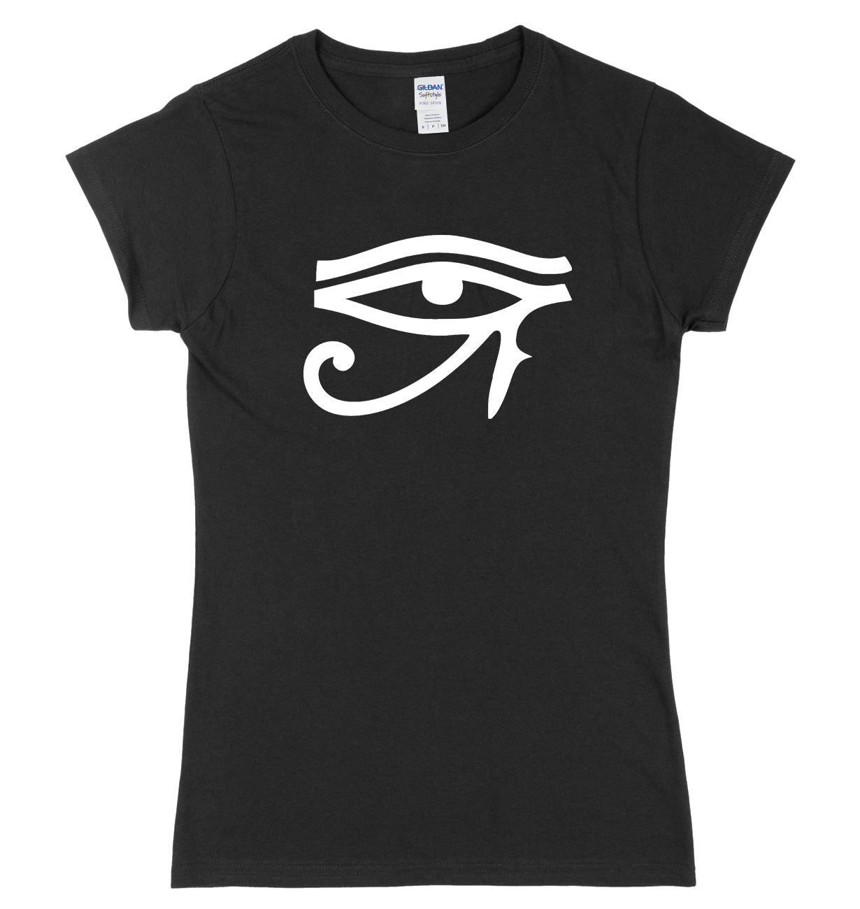 Egyptian Eye Of Horus Womens Ladies Slim Fit T-Shirt