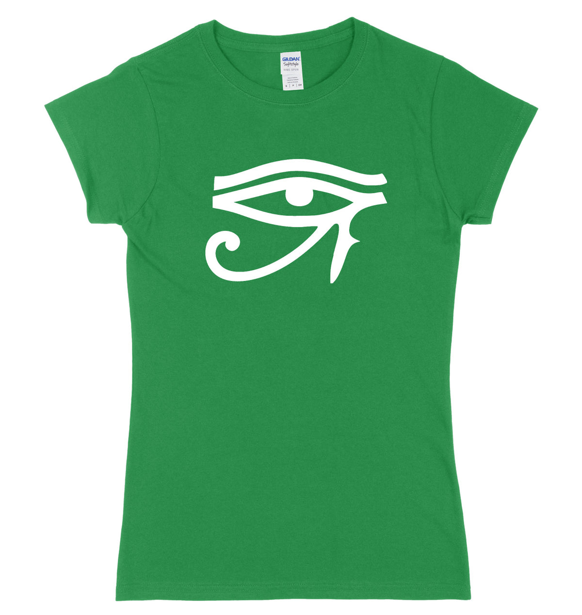Egyptian Eye Of Horus Womens Ladies Slim Fit T-Shirt