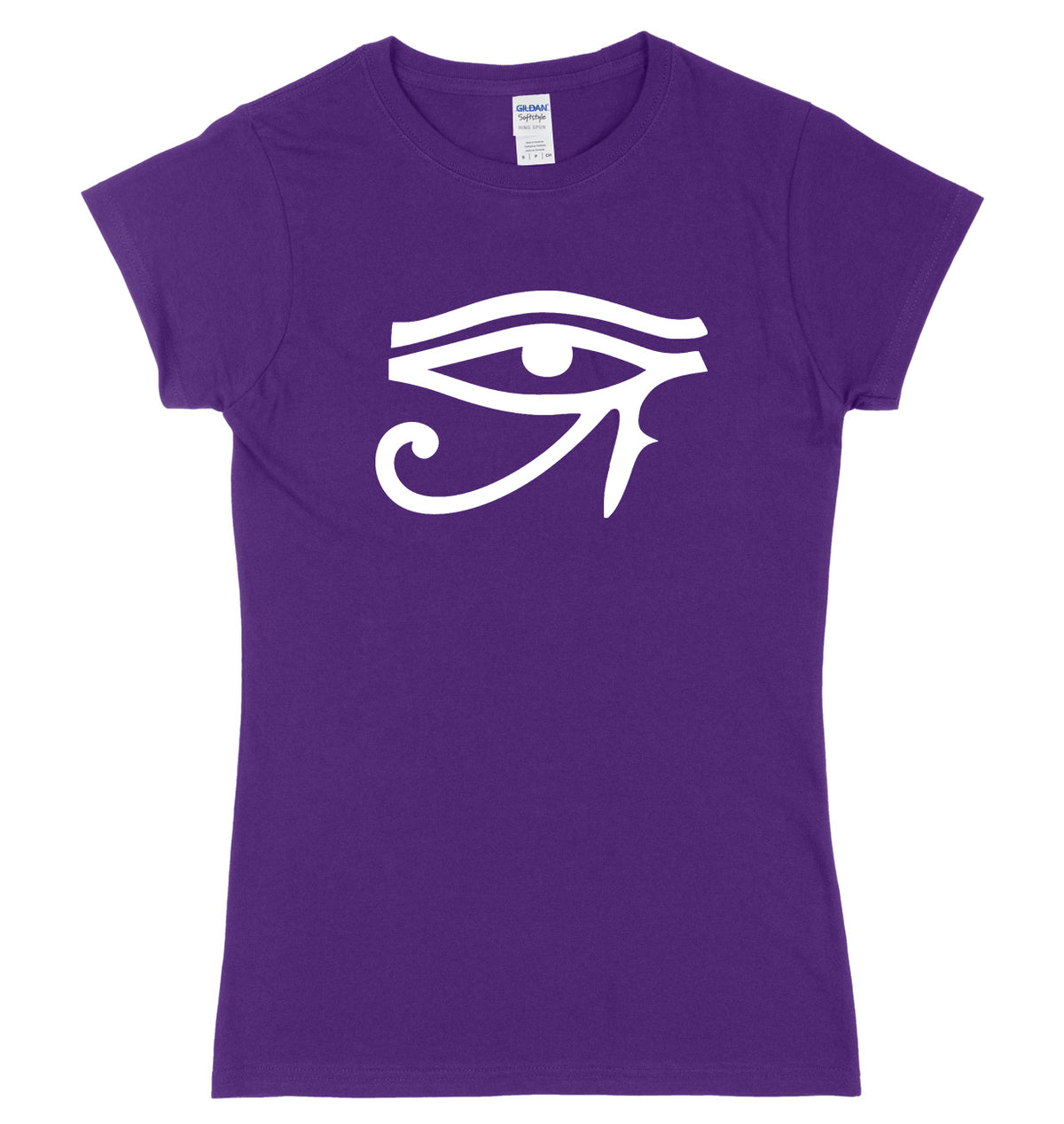 Egyptian Eye Of Horus Womens Ladies Slim Fit T-Shirt