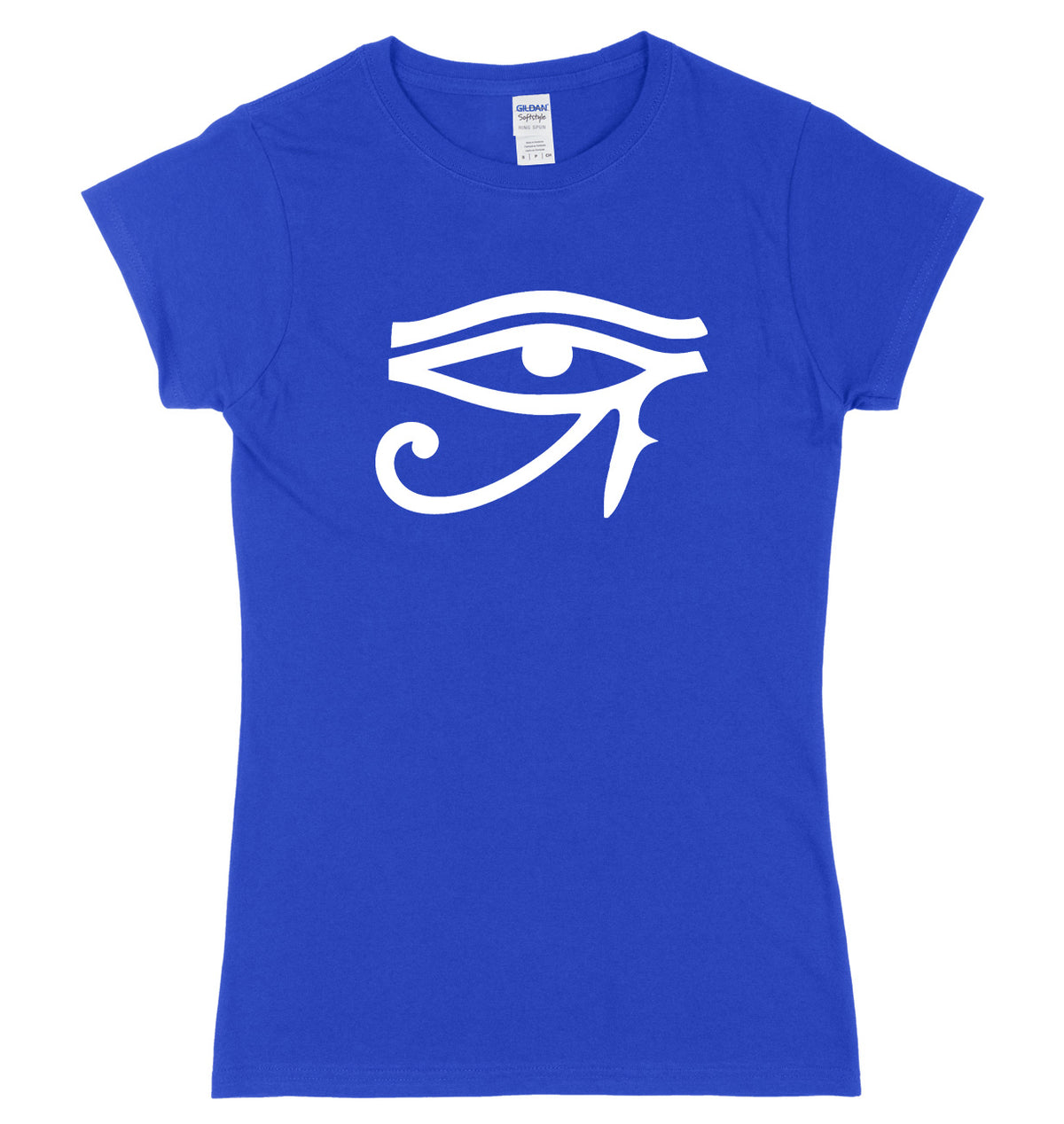 Egyptian Eye Of Horus Womens Ladies Slim Fit T-Shirt
