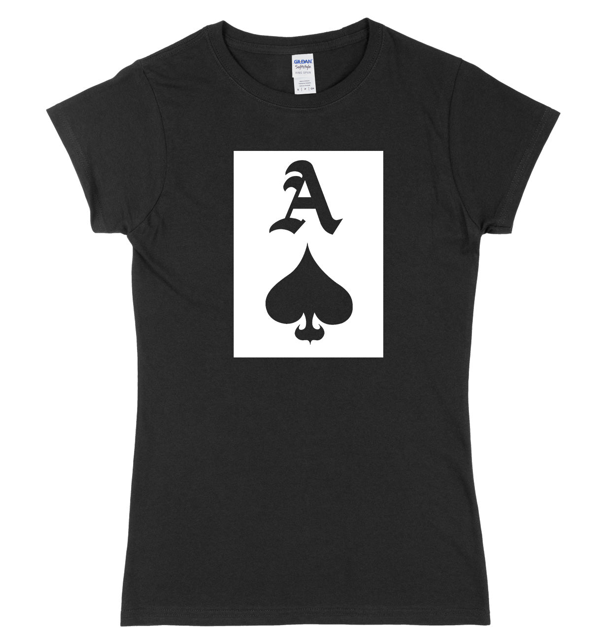 Ace Of Spades Womens Ladies Slim Fit T-Shirt