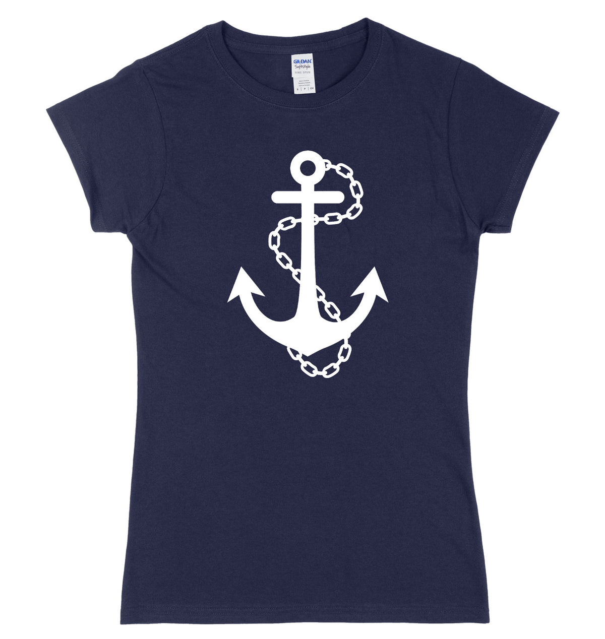 Anchor Sailor Womens Ladies Slim Fit T-Shirt