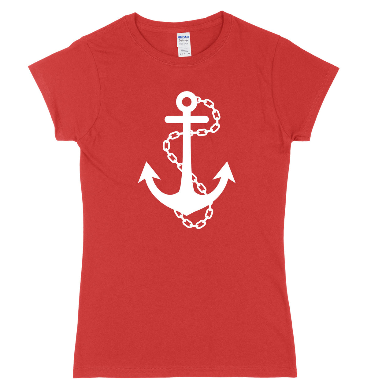 Anchor Sailor Womens Ladies Slim Fit T-Shirt