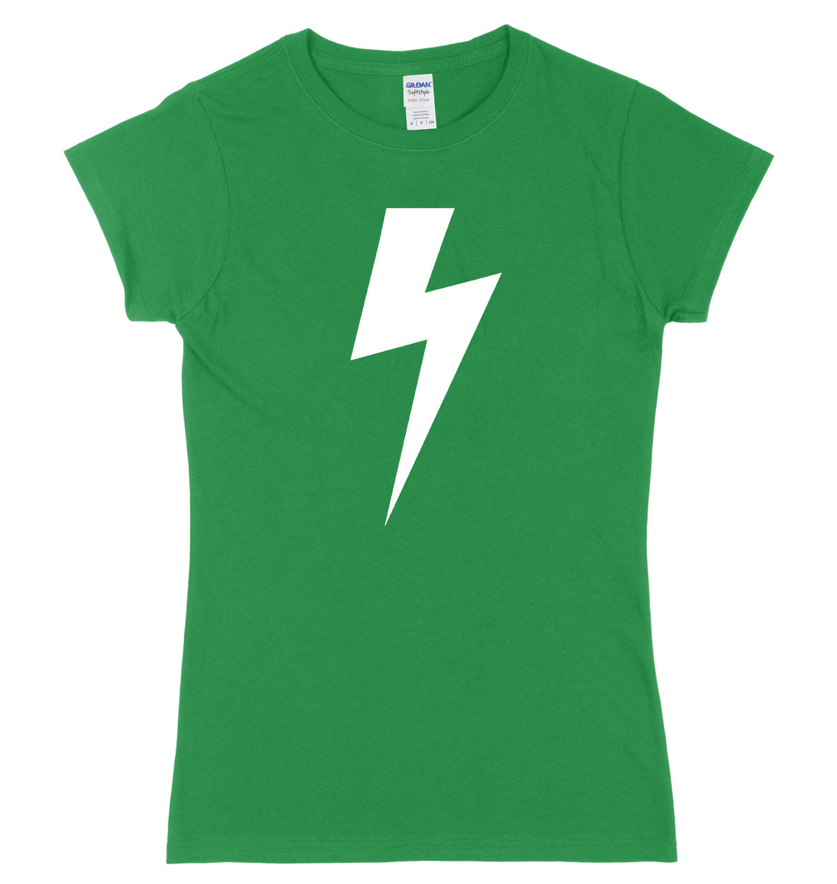 Lightning Bolt Womens Ladies Slim Fit T-Shirt