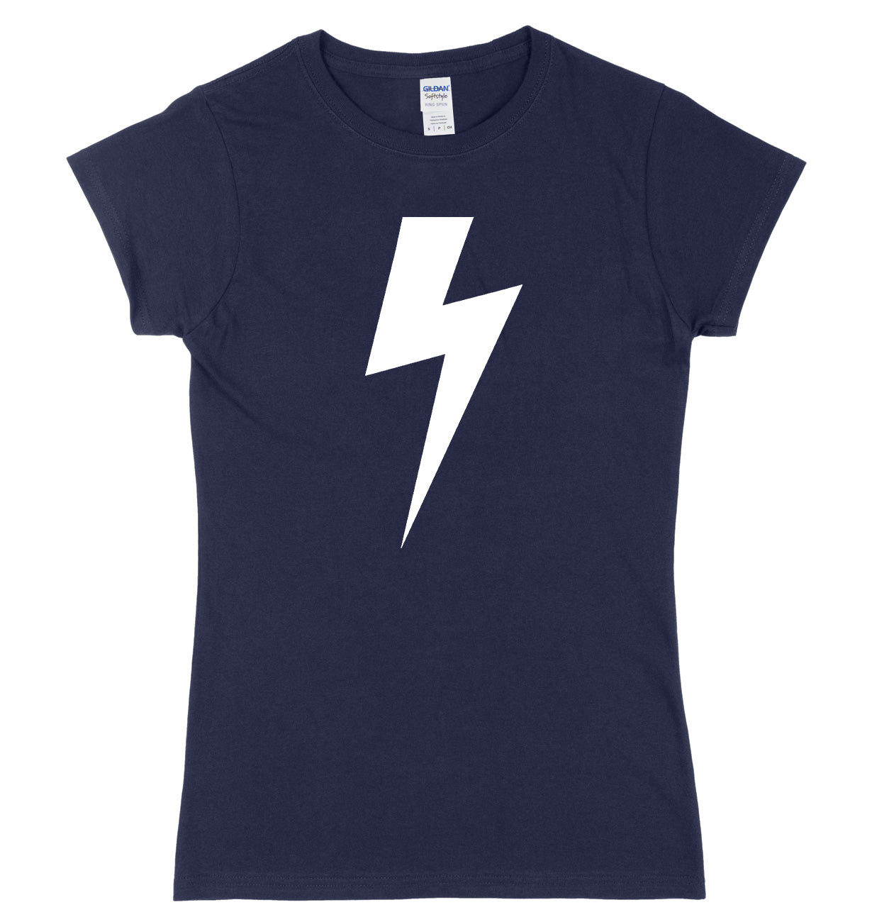 Lightning Bolt Womens Ladies Slim Fit T-Shirt