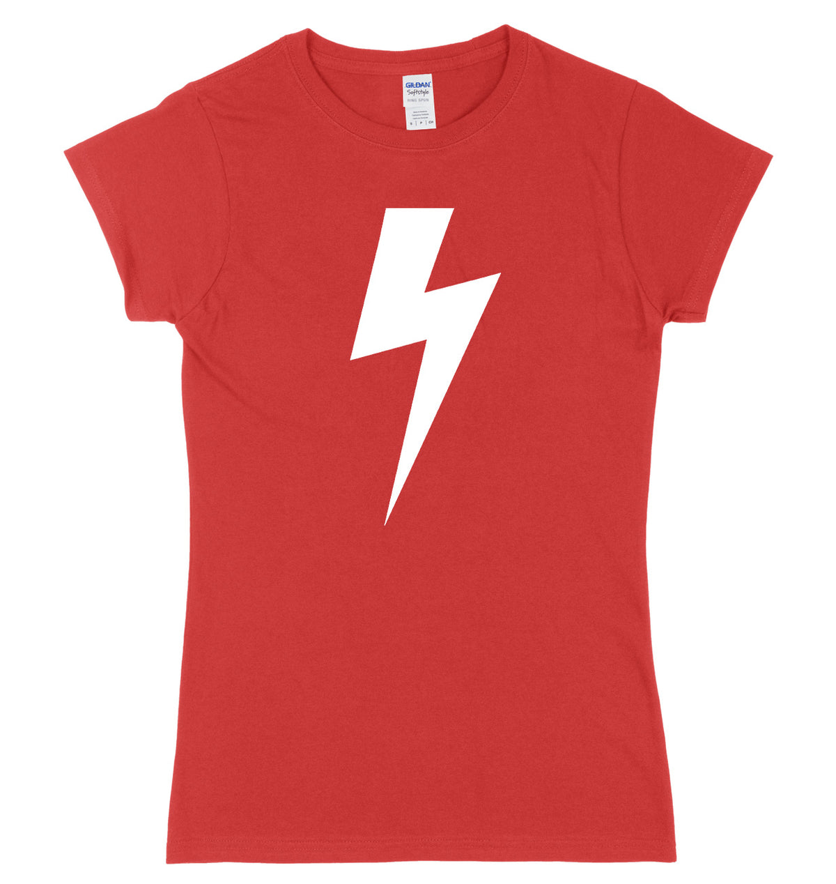 Lightning Bolt Womens Ladies Slim Fit T-Shirt