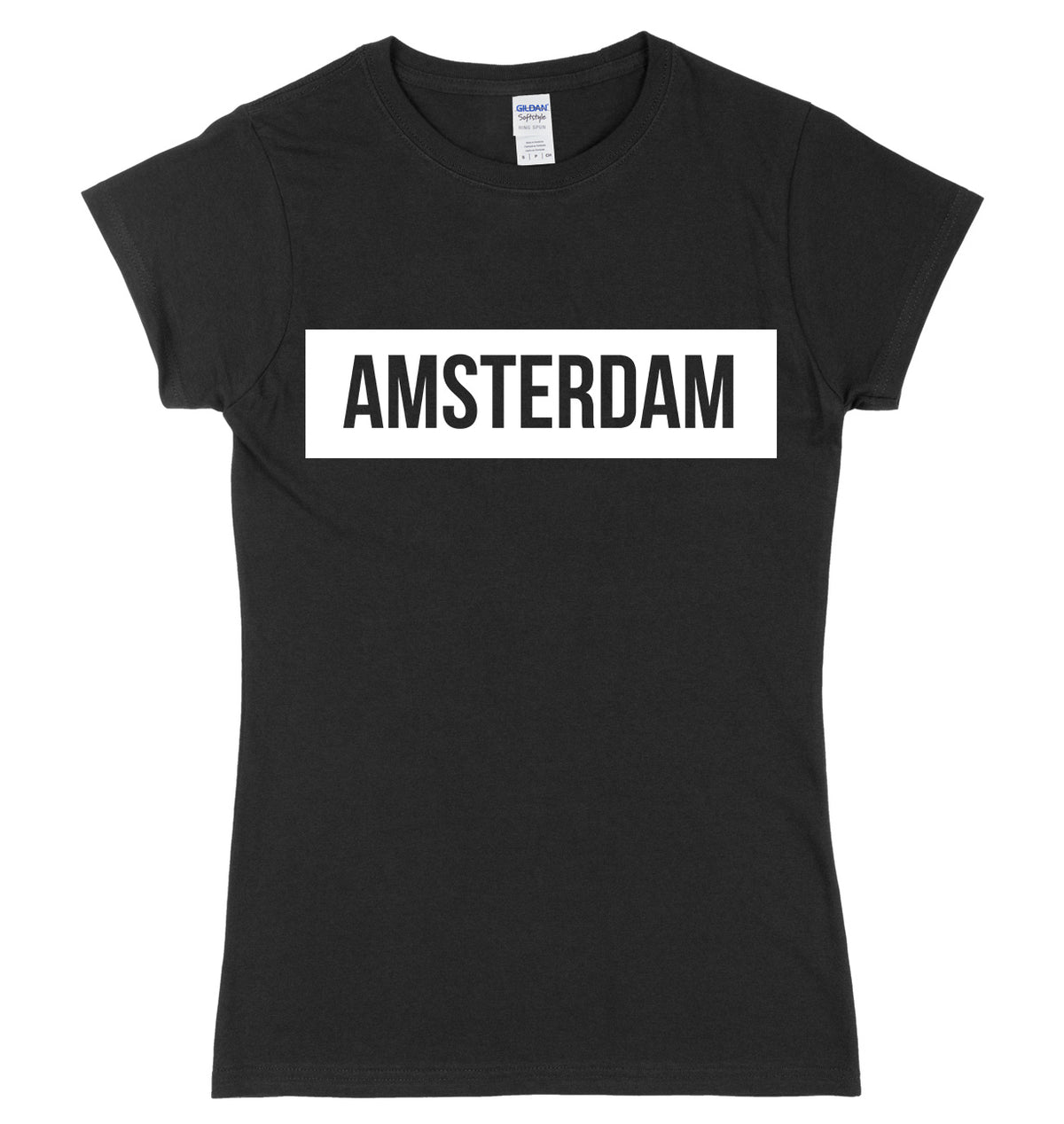 Amsterdam Womens Ladies Slim Fit T-Shirt