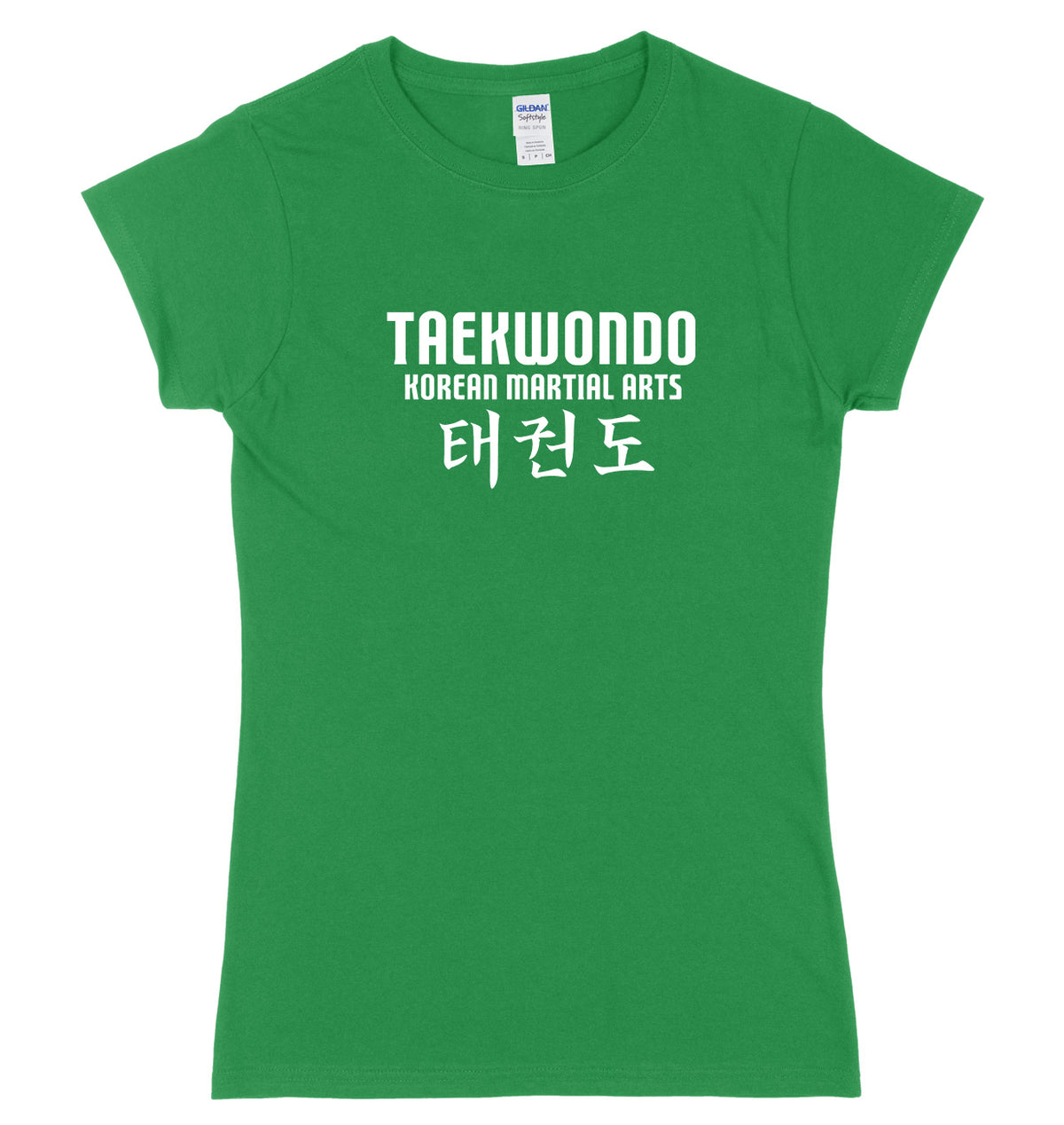 Taekwondo Korean Martial Arts Womens Ladies Slim Fit T-Shirt