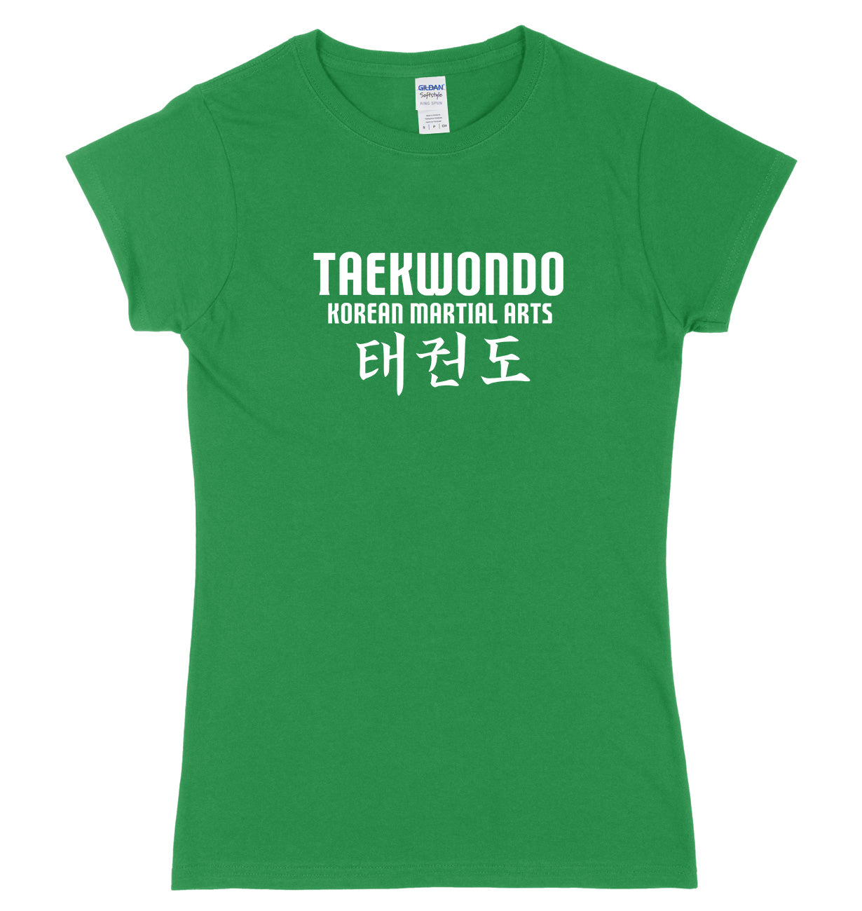 Taekwondo Korean Martial Arts Womens Ladies Slim Fit T-Shirt