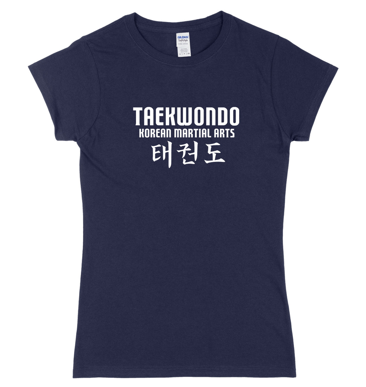 Taekwondo Korean Martial Arts Womens Ladies Slim Fit T-Shirt