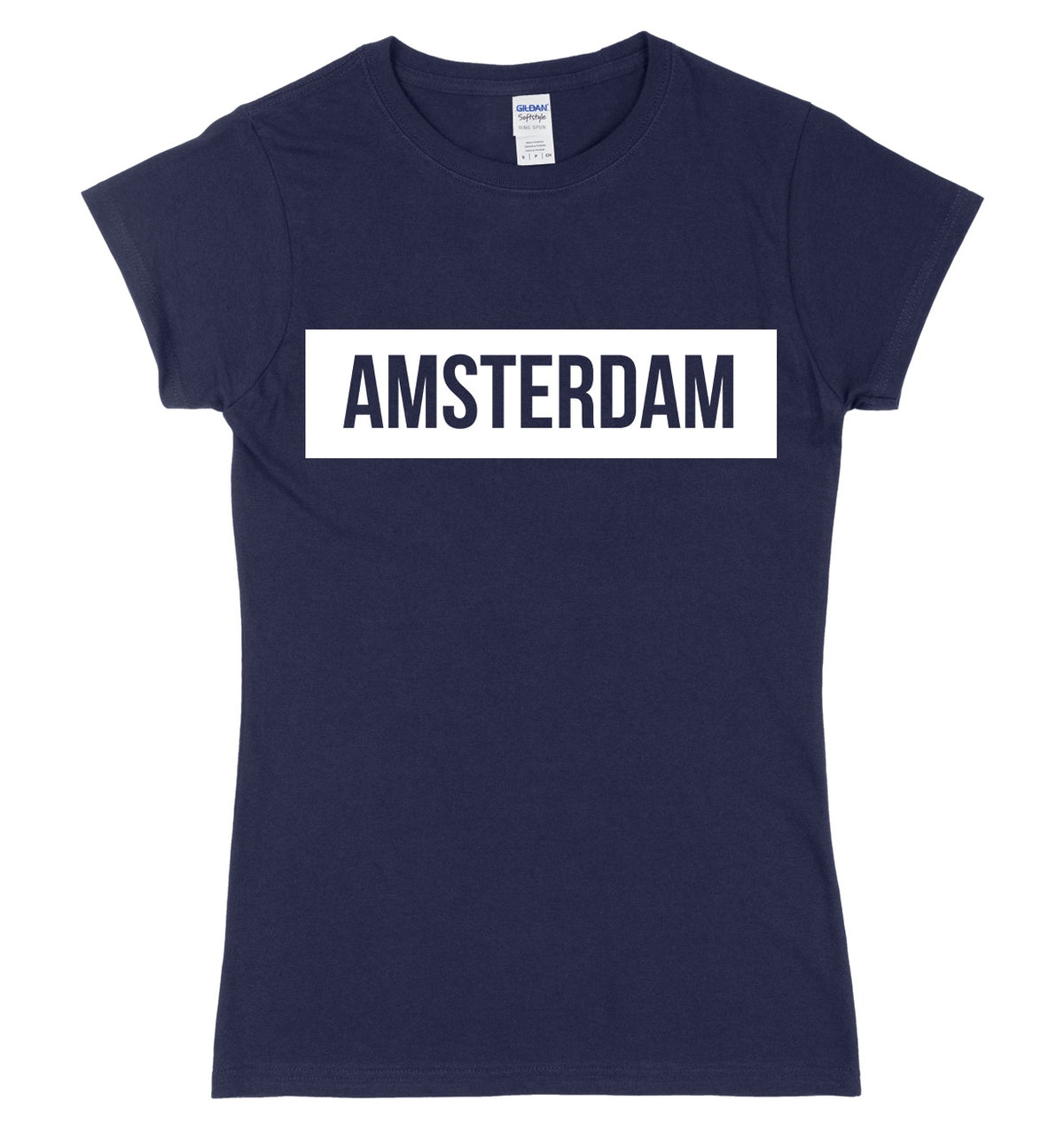 Amsterdam Womens Ladies Slim Fit T-Shirt
