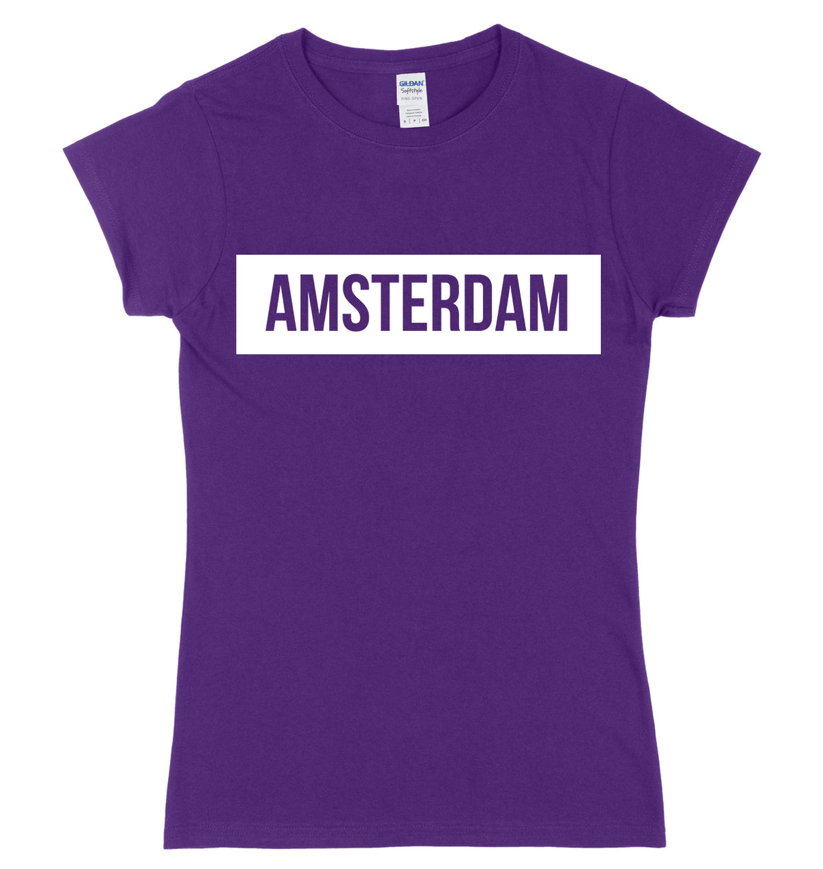 Amsterdam Womens Ladies Slim Fit T-Shirt