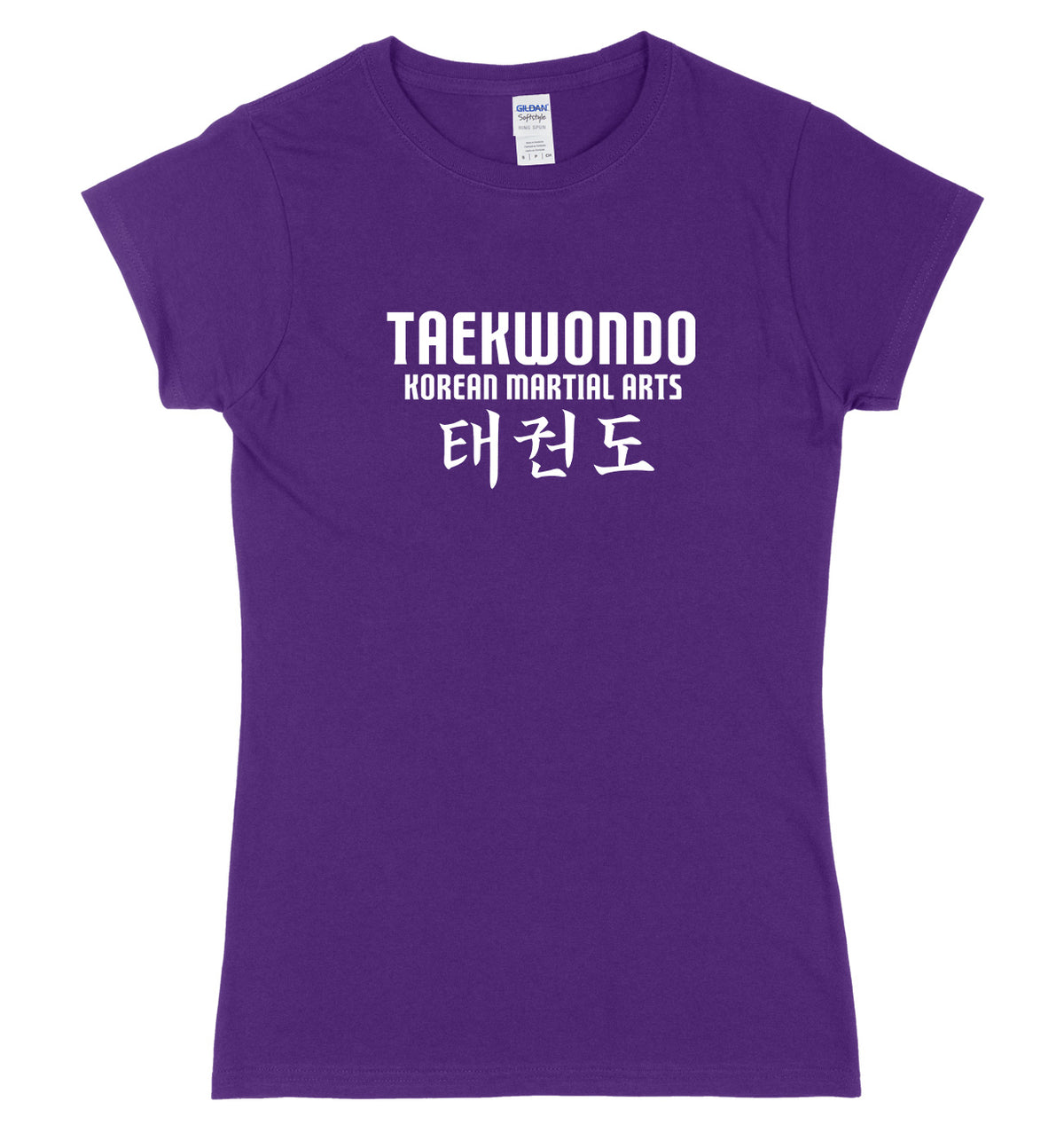 Taekwondo Korean Martial Arts Womens Ladies Slim Fit T-Shirt