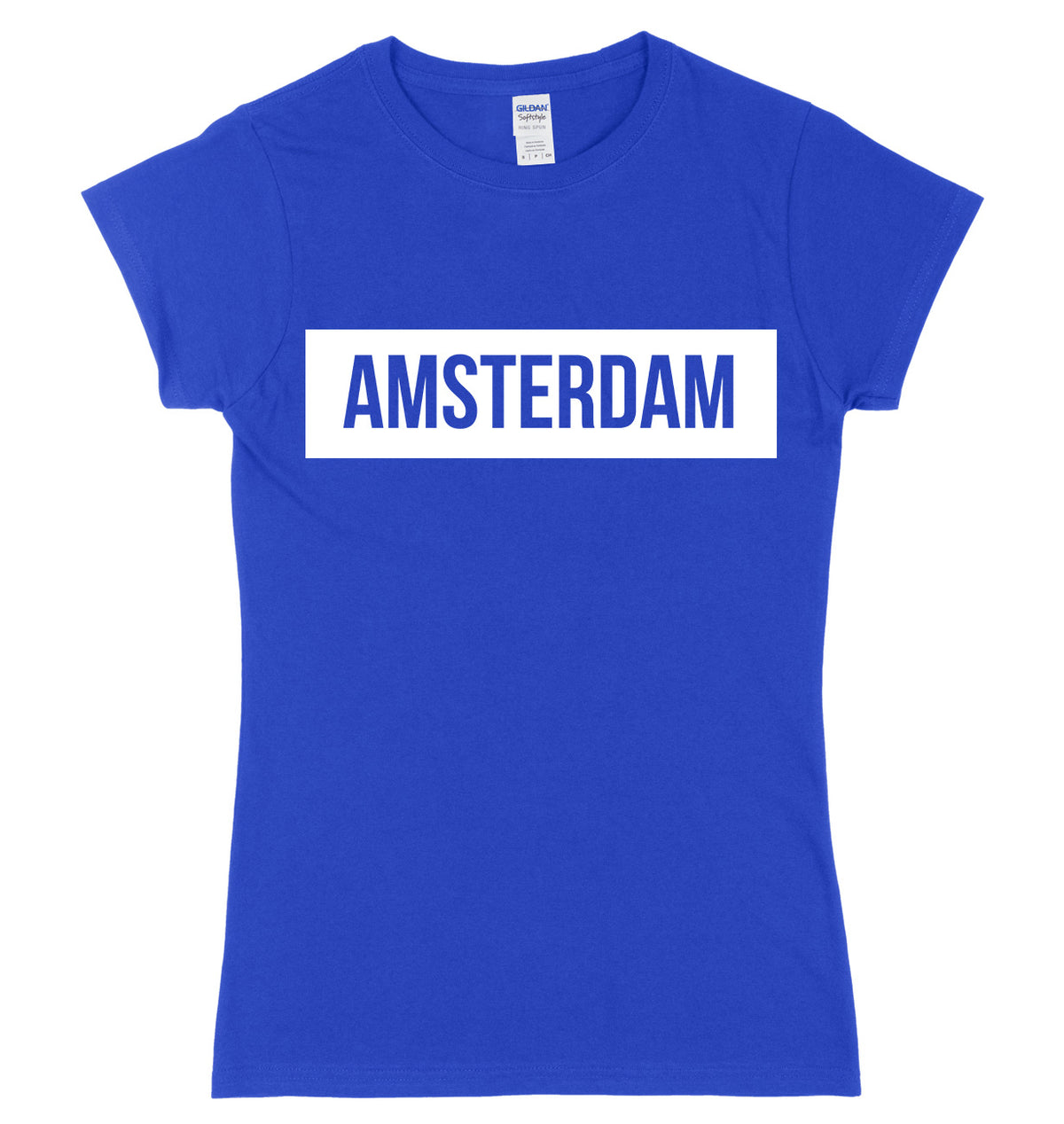 Amsterdam Womens Ladies Slim Fit T-Shirt