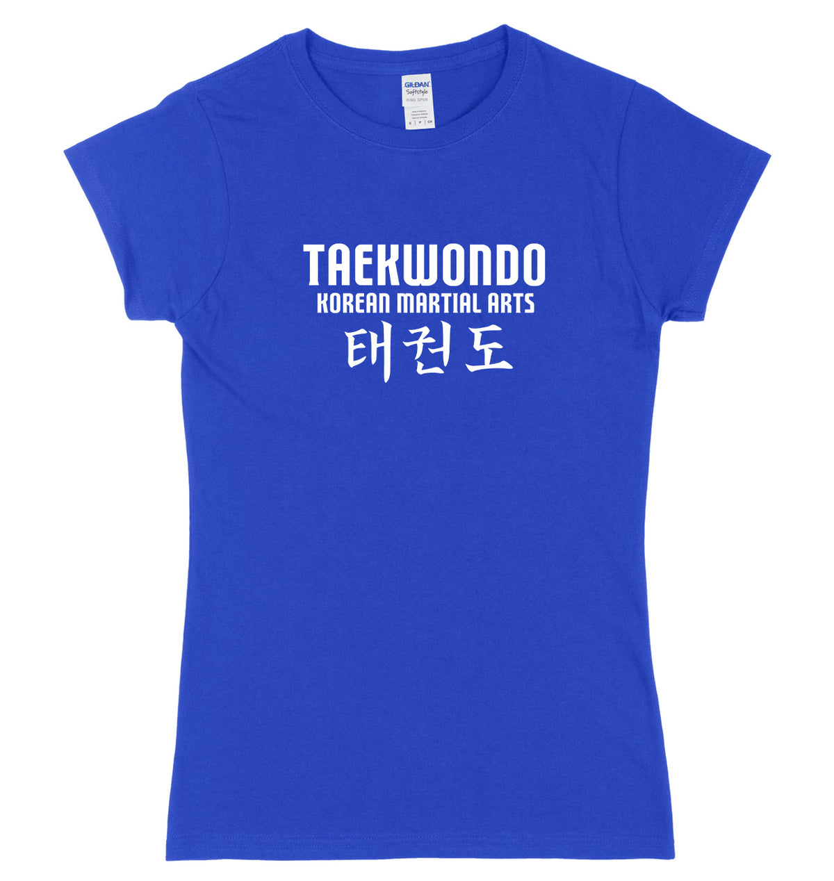 Taekwondo Korean Martial Arts Womens Ladies Slim Fit T-Shirt