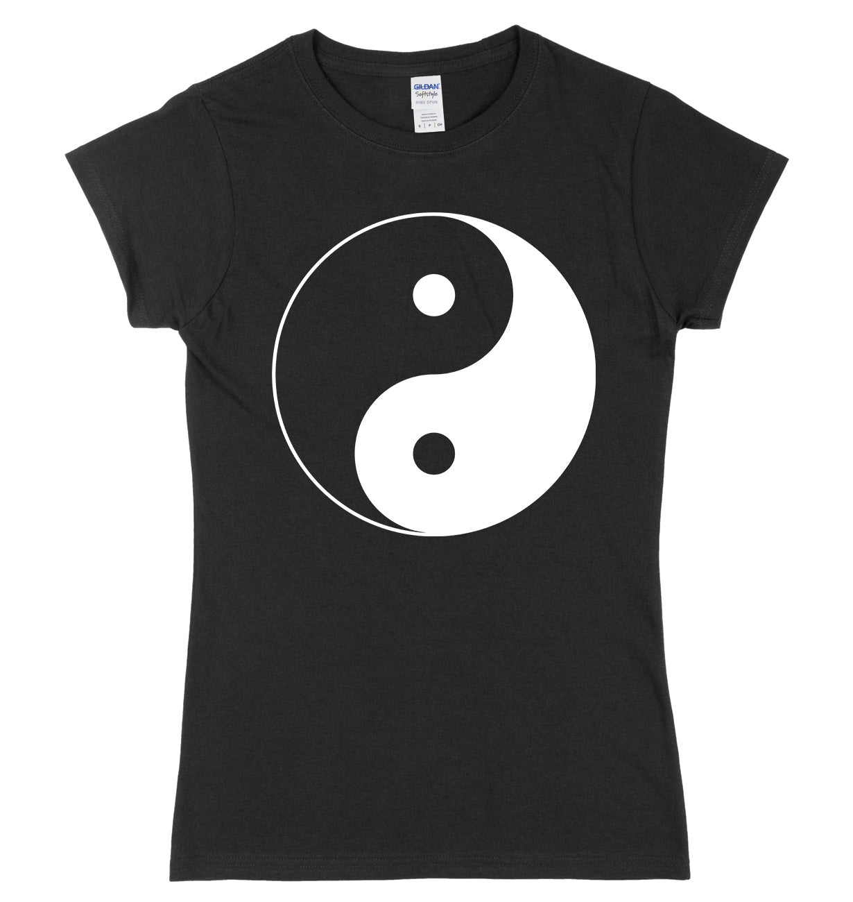 Yin Yang Womens Ladies Slim Fit T-Shirt