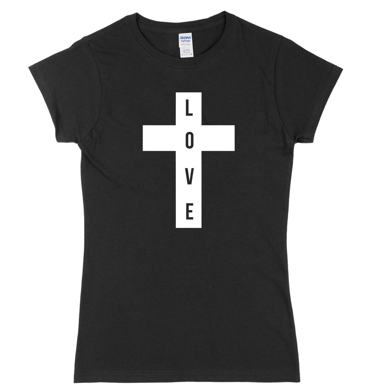 Love Cross Womens Ladies Slim Fit T-Shirt