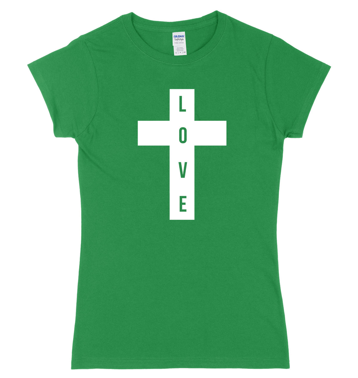 Love Cross Womens Ladies Slim Fit T-Shirt